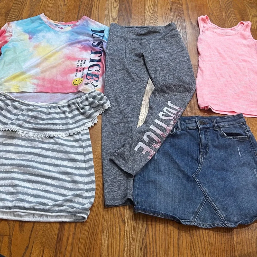 Kid Girls Clothes Levi's DKNY Justice Back To School Lot 21pc Size 10 M Trendy